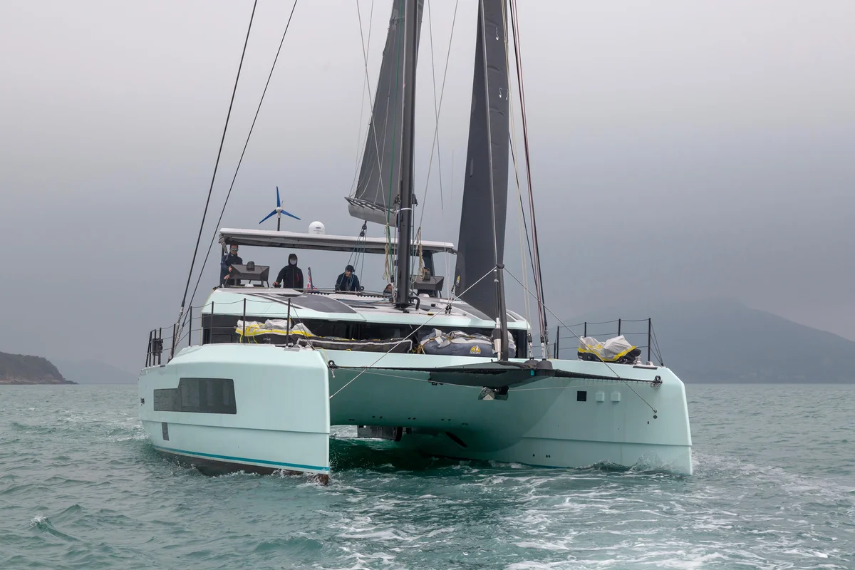 Carbon Fiber Luxury Catamaran photo