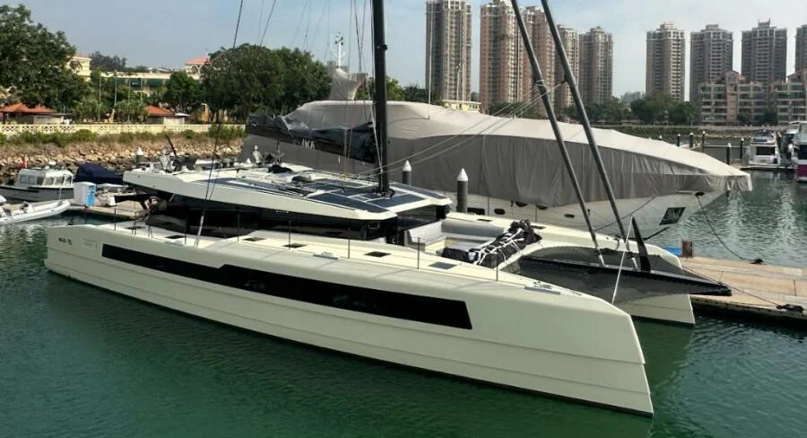 Carbon Fiber Luxury Catamaran photo