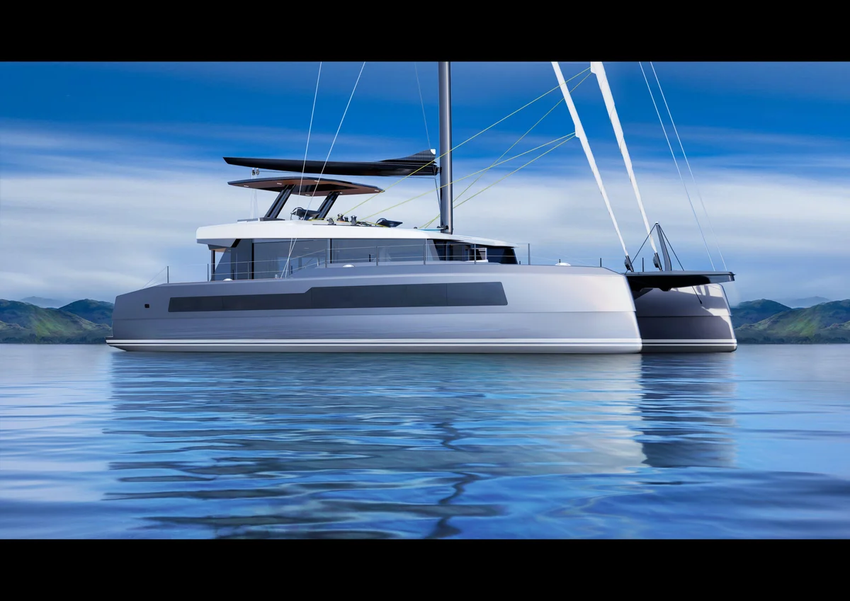 Carbon Fiber Luxury Catamaran photo